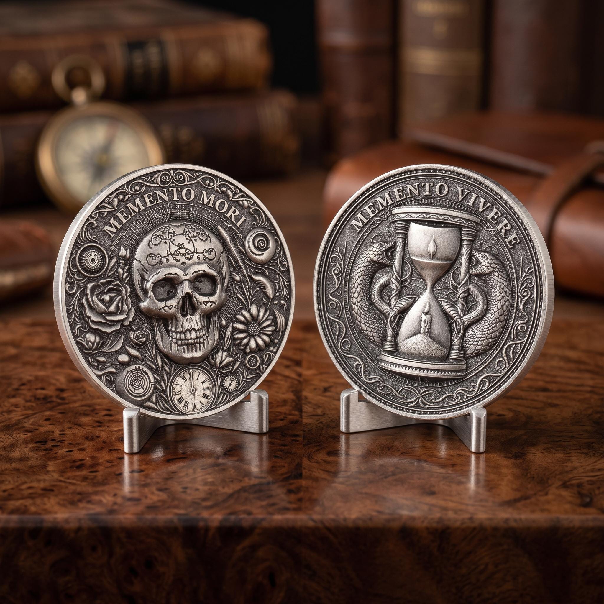 Memento Mori Ring Antique - Etsy