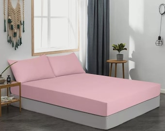 Hoeslaken van 100% geborsteld katoenflanel Extra diep zachte lakens alle maten