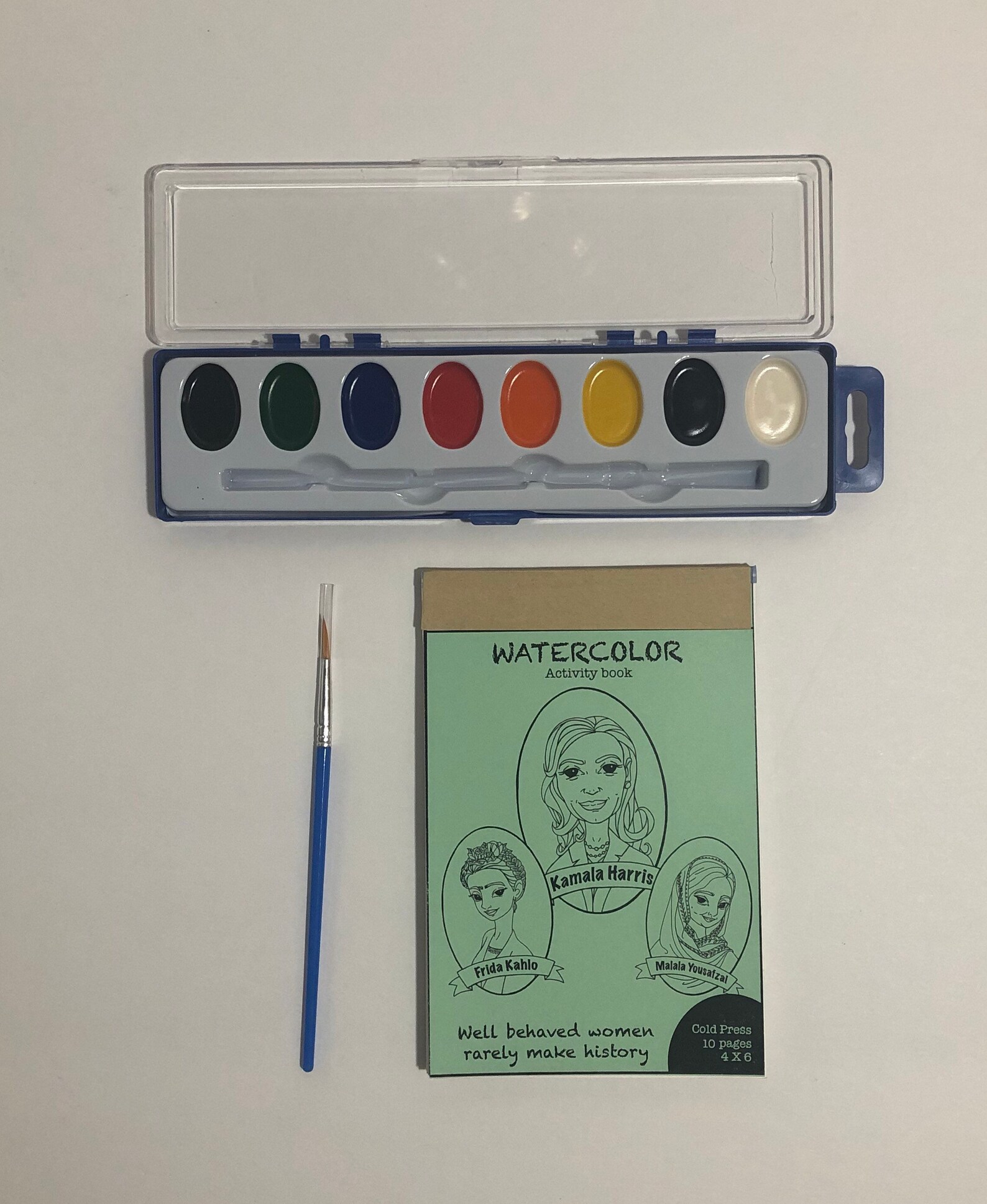 Ready to Paint Watercolor Book Etsy