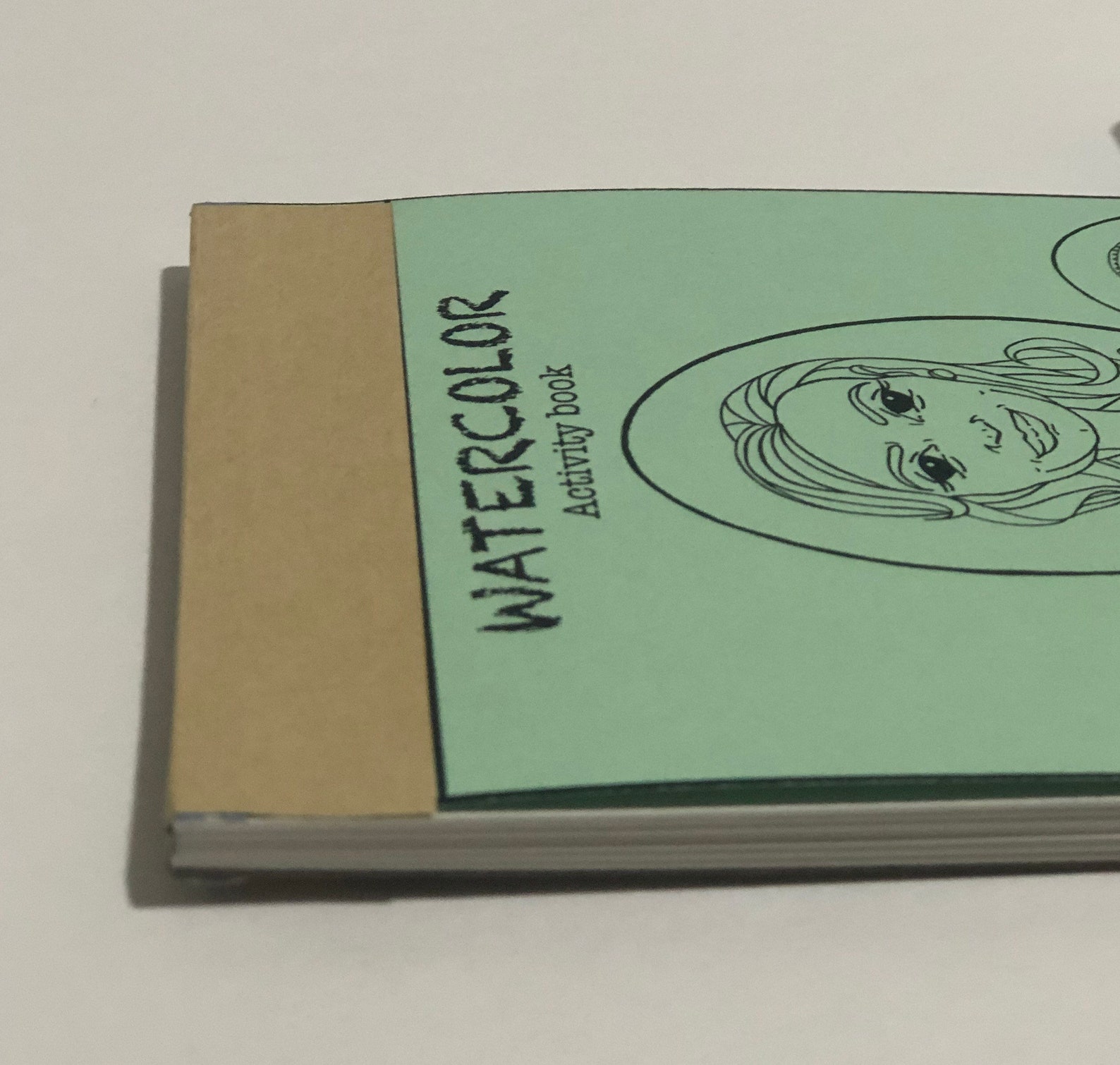 Ready to Paint Watercolor Book Etsy