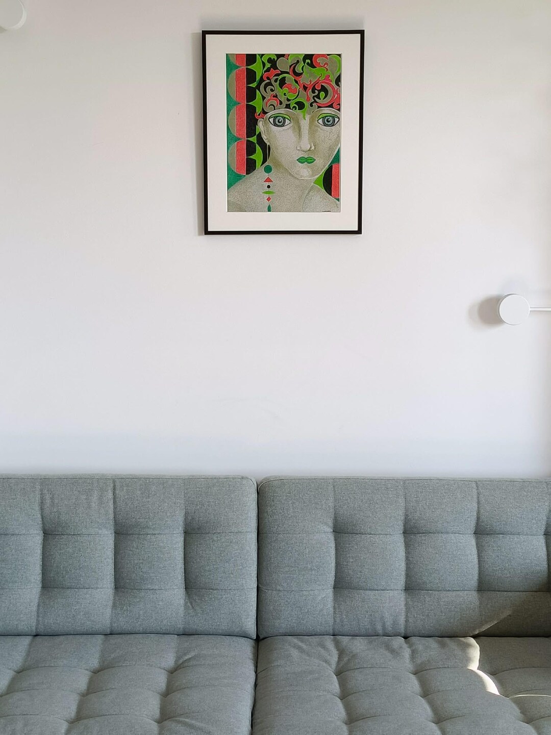 Surreal Portrait Art Print – Female Face Illustration, Limited Edition ...