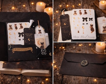 Book Lover Happy Mail/Bookish Surprise Mail/Reading Gift/Snail Mail/Journaling Stationary/Cozy Reader Gift
