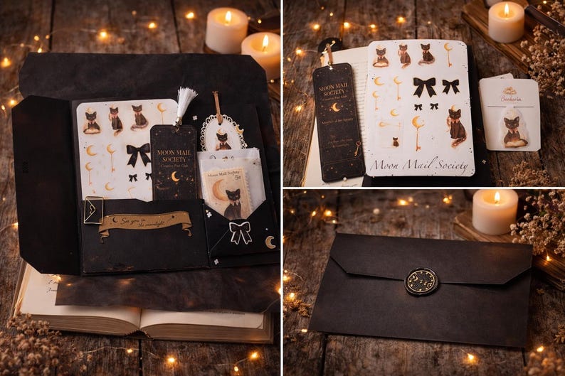 Book Lover Happy Mail/Bookish Surprise Mail/Reading Gift/Snail Mail/Journaling Stationary/Cozy Reader Gift image 1