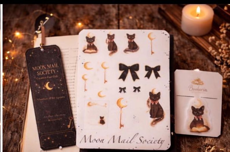 Book Lover Happy Mail/Bookish Surprise Mail/Reading Gift/Snail Mail/Journaling Stationary/Cozy Reader Gift image 6