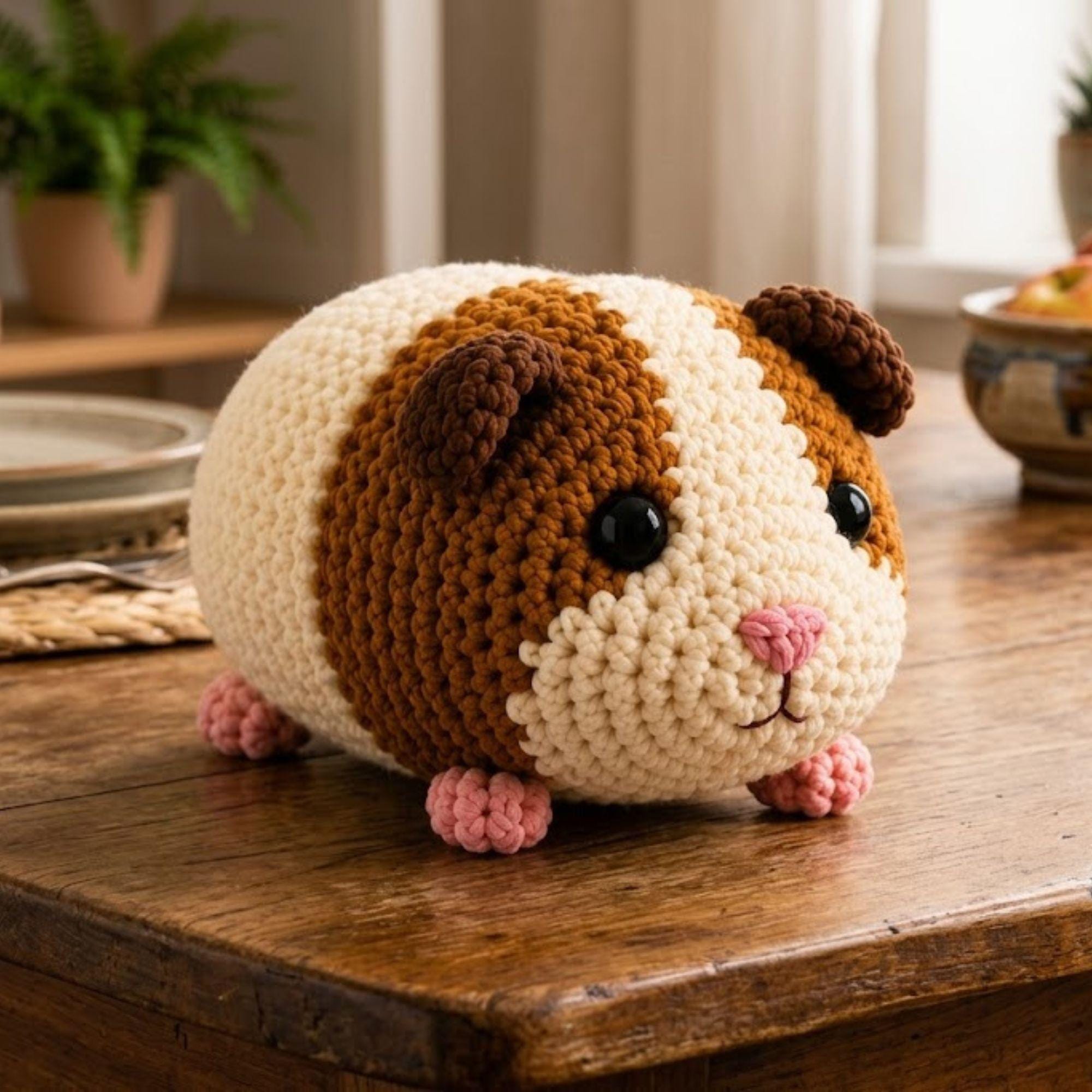 Realistic Guinea Pig Pet Plush Pattern