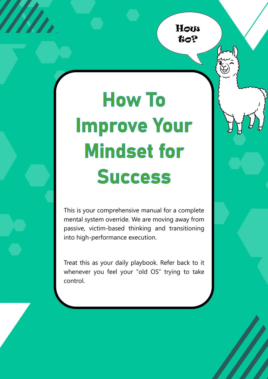 How to Improve Your Mindset for Success | Reframe & Dominate: the ...