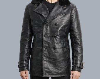 Resident Evil Reqium Leon Inspired Leather Jacket | Handmade Personalized Cosplay Costume