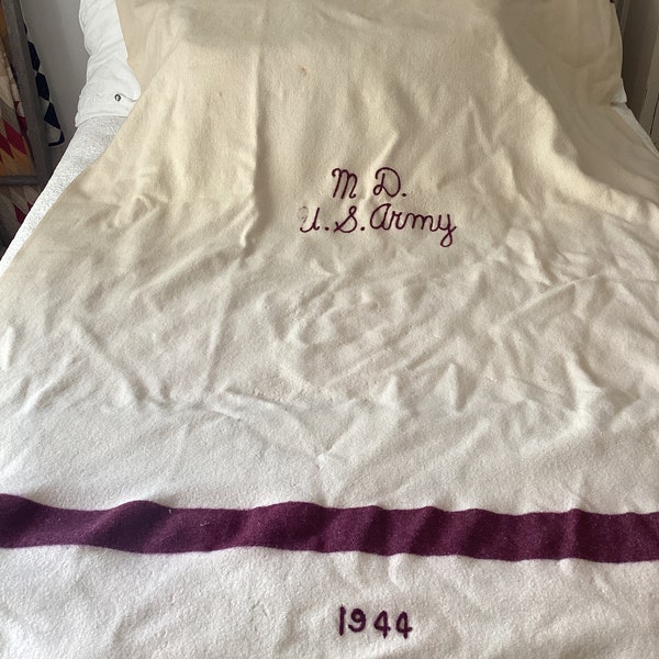 Army Wool Blanket Etsy
