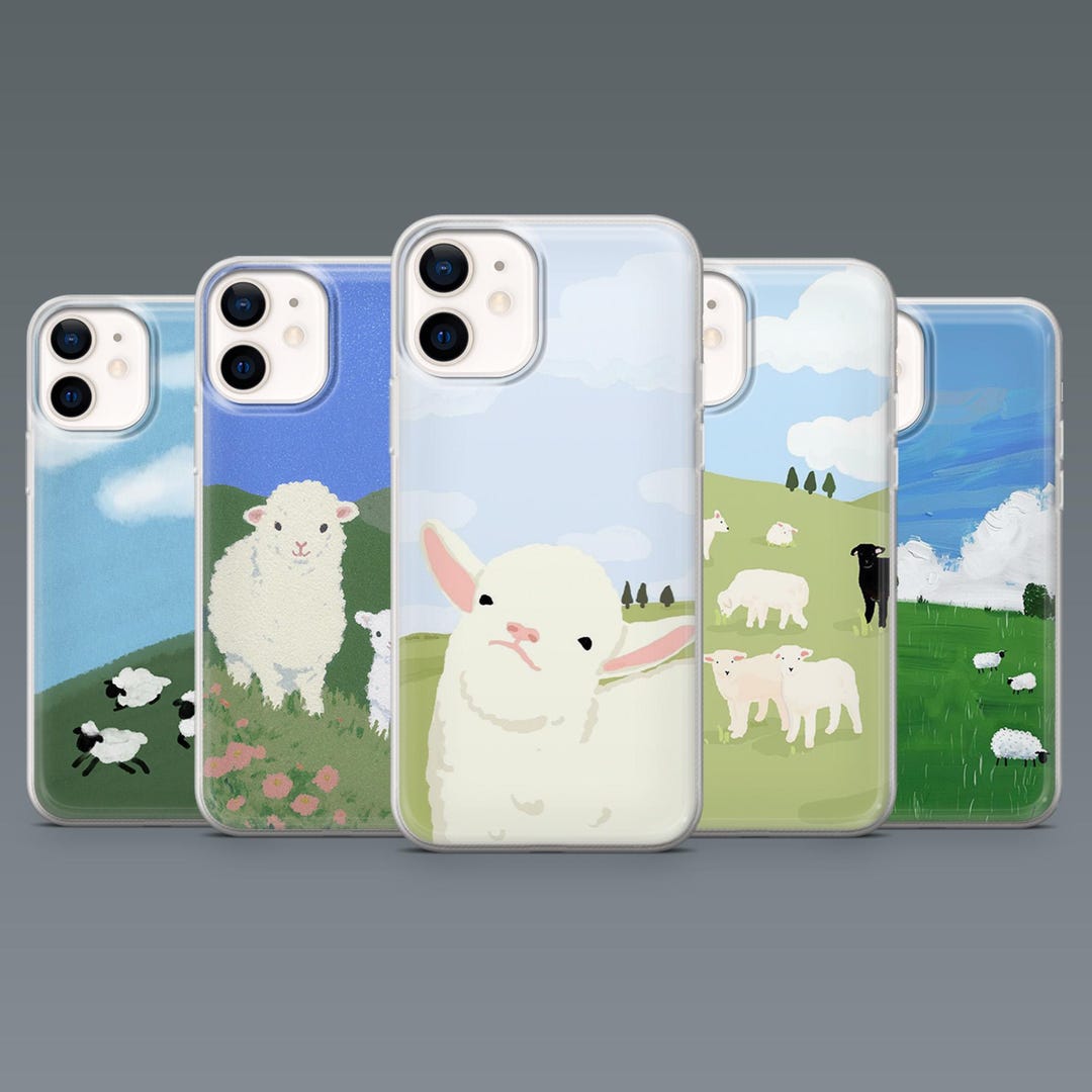Sheep Case Lamb Phone Case Cute Sheep Sheep Cover for iPhone 17pro, 16, 15, 14, 13 ...