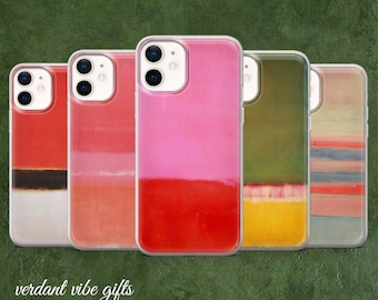 Mark Rothko Phone Case Abstract Modern Art Cover for iPhone 17 Pro, 16, 15, 14, 13, Samsung S25, S24FE, S23, S22, A16, A55, A25, Pixel 10, 9