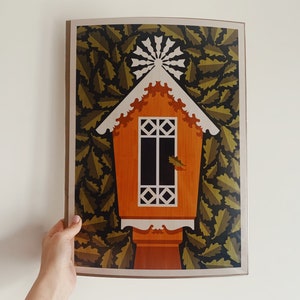 Tree house Art Print A3, Inspired by Lithuania series image 3