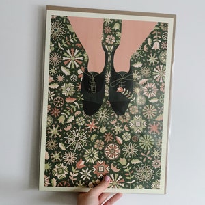 Floral Shoes Art Print A3, Inspired by Lithuania Series image 3