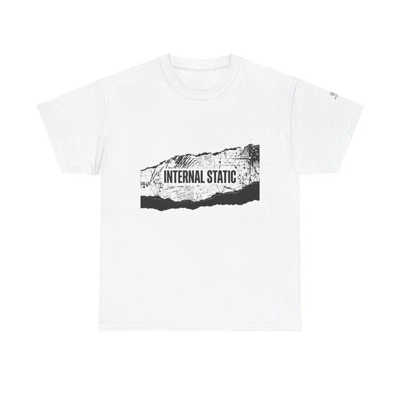 ユニセックス 内部静電気認識Tシャツ、感覚過負荷シャツ、精神的明晰さTシャツ、静かな心グラフィックTシャツ、脳の霧認識シャツ、 画像 4