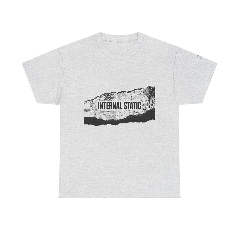ユニセックス 内部静電気認識Tシャツ、感覚過負荷シャツ、精神的明晰さTシャツ、静かな心グラフィックTシャツ、脳の霧認識シャツ、 画像 5