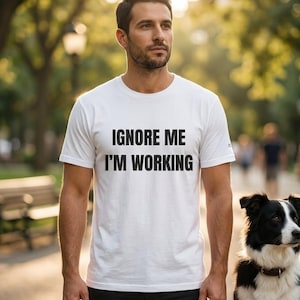 Ignorami, sono un cane da lavoro, maglietta per la sensibilizzazione sui cani da assistenza, maglietta per cani da lavoro, maglietta per conduttori di cani da assistenza, maglietta per l'addestramento dei cani