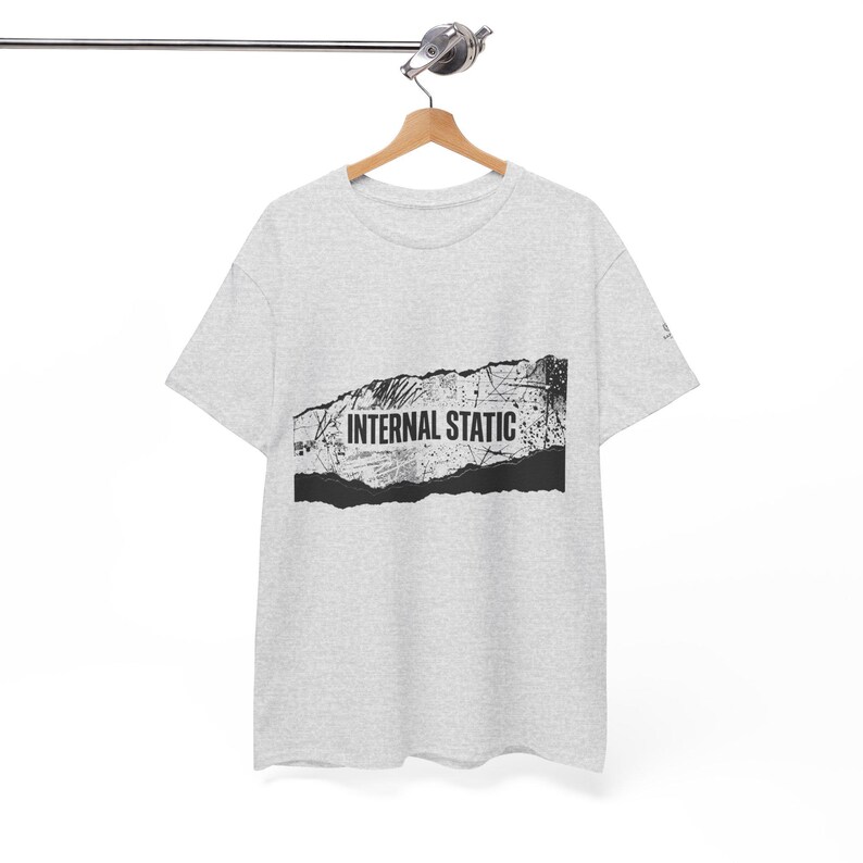 ユニセックス 内部静電気認識Tシャツ、感覚過負荷シャツ、精神的明晰さTシャツ、静かな心グラフィックTシャツ、脳の霧認識シャツ、 画像 9
