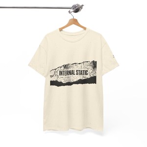 ユニセックス 内部静電気認識Tシャツ、感覚過負荷シャツ、精神的明晰さTシャツ、静かな心グラフィックTシャツ、脳の霧認識シャツ、 画像 10