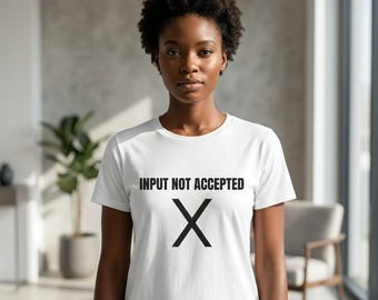 personal boundaries shirt, do not engage white tee, introvert clothing, minimalist awareness shirt, no interaction tee