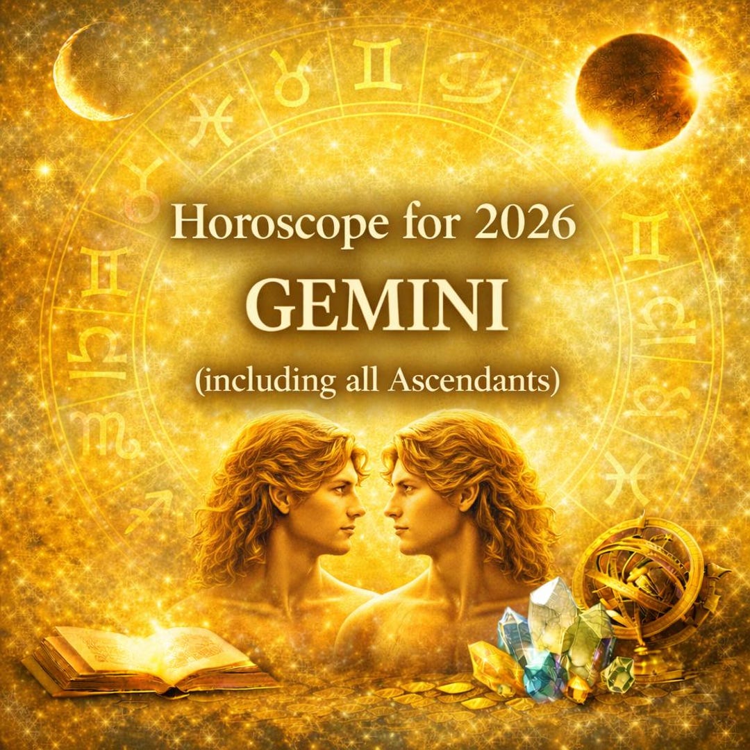 Gemini 2026 Horoscope Guide | Astrology Forecast by Ascendant (digital ...