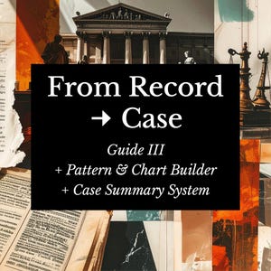High Conflict Custody Case System | Behavior Tracker, Summary Template (Printable PDF / Editable Google Doc)