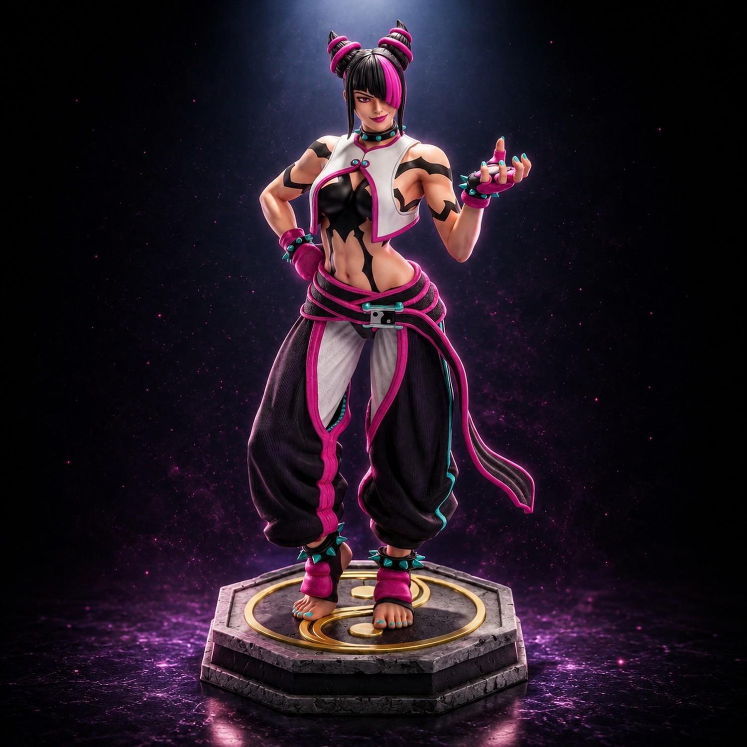 Street fighter juri figurine - Etsy 日本