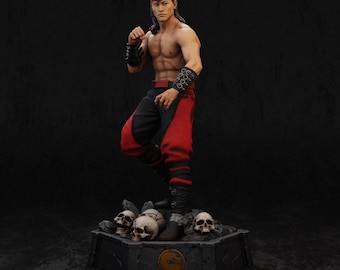 Mortal Kombat – Liu Kang / Ascensión del Fuego del Dragón Estatua STL / Modelo para impresión 3D / Archivo STL digital