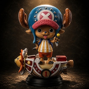 Chopper One Piece 3D STL File, Figurine for 3D Printing