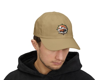Embroidered Mountain Dad Hat, Vintage Outdoor Adventure Cap, 100% Cotton Twill
