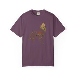 Camiseta con estampado de escena de naturaleza con lobos, camiseta retro para acampar con temática de vida silvestre. imagen 8