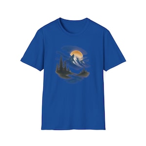 Airbrush Mountain T-shirt | Airbrush-shirt, T-shirt voor outdooravontuur afbeelding 10