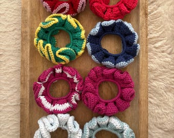 Coletero de lana de crochet