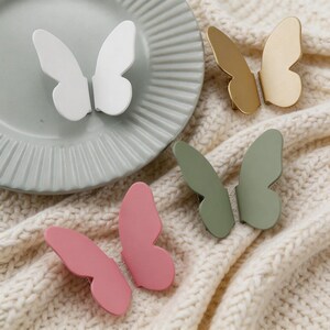 Butterfly Cabinet Knob, Colorful Hardware For Drawer