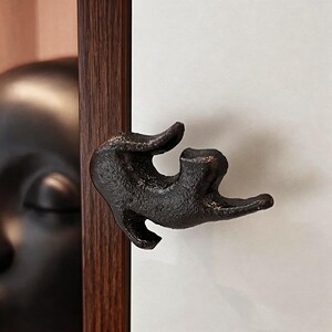 Katzen Kinder Kleiderschrank Knauf, spielerische Einloch-Hardware für Kabinett Kinderzimmer Lagerung