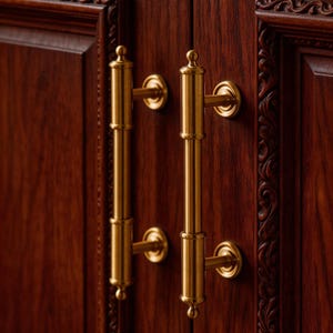 Messing kastgrepen | Moderne gouden ladegrepen voor keukenbadkamermeubels