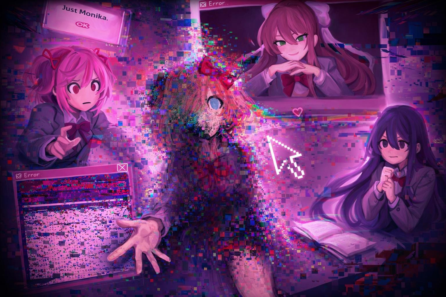 Ddlc monika poster - Etsy 日本