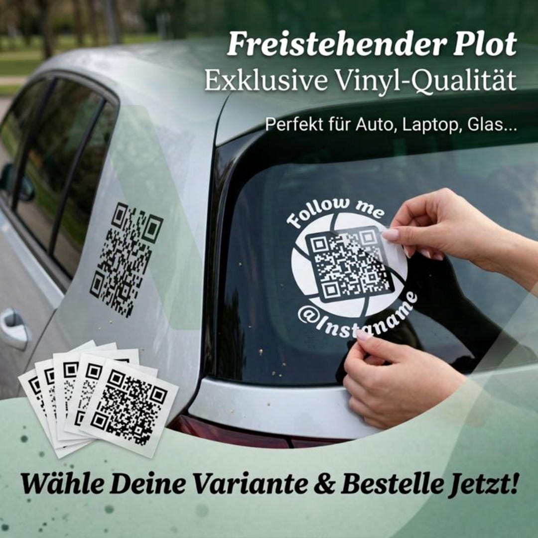 Sticker Code Indeed Personalized QR Code Stickers | Instagram, Whatsapp, Website, Google ...