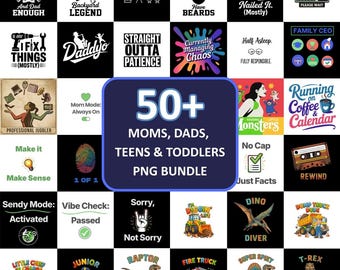 50+ Unique T-Shirts design bundle, T-Shirt Png,  Genalpha,  funny genz meme, bags T-Shirt Mom, Dad, Teenagers, T-Shirt Kids, Sublimation