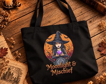 Moonlight Witch Halloween PNG T-shirt Sublimation printing Instant Download