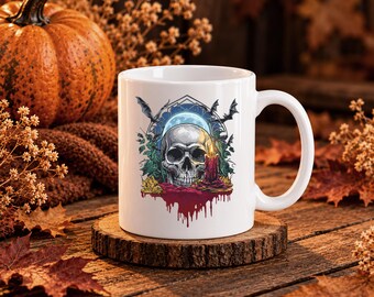 Gothic Skull PNG T-shirt Sublimation printing Instant Download