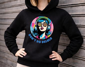 Dont do Delulu, Meme T-shirt slogan, Png, Genalpha T-shirt, Sublimation printing, GenZ shirt, Teenager gift, Digital Download.