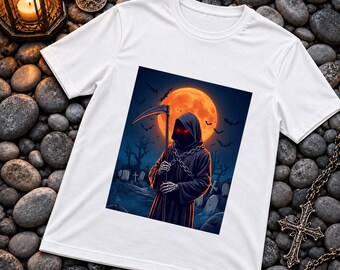 Halloween Grim Reaper T-shirt Sublimation printing Instant Download