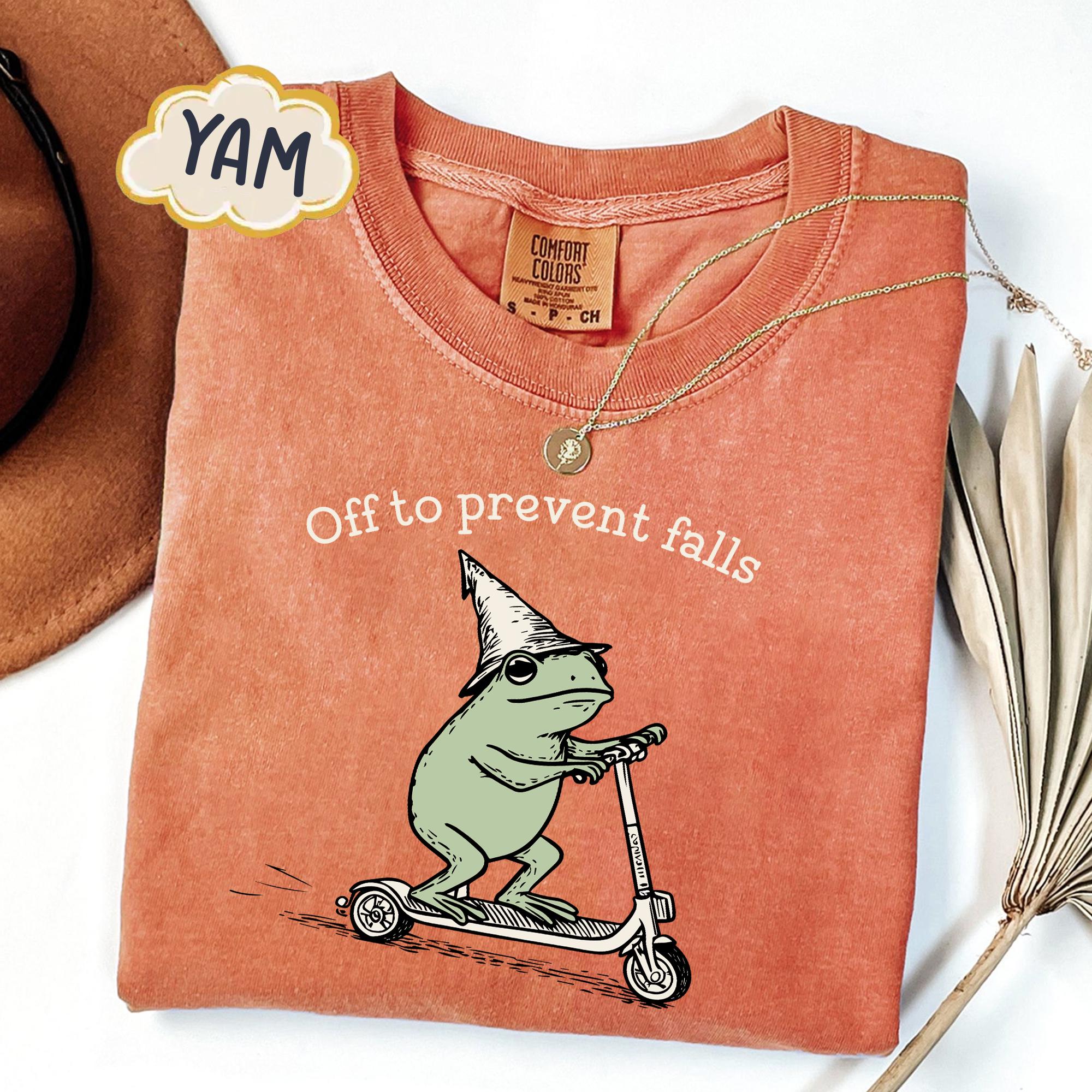 Funny Frog off to Prevent Falls PNG, Physical Therapy PNG Design, Nurse ...