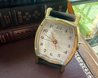 Vintage Grené Precision Oversized Wristwatch Clock - NOT WORKING