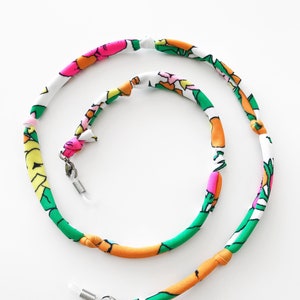 facemask lanyard, kid face mask holder, neon sunglasses lanyard, face mask chain, eyeglasses strap, colorful mask holder, glasses chain