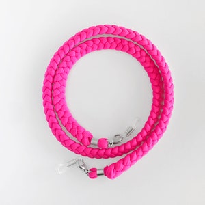 neon face mask lanyard, kid and adult face mask holder, sunglasses lanyard, face mask chain, back to school, mask neck strap, glasses chain