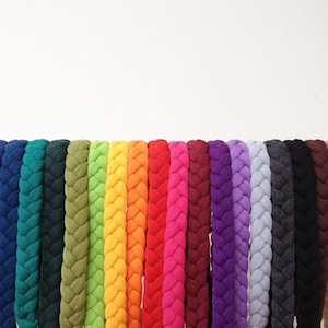 set of 3  adjustable braided headband, braided headband set, comfortable sport headband, braided bracelet stack, yoga headband set