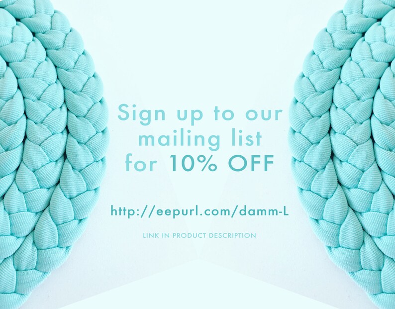 May include: Sign up to our mailing list for 10% off at eepurl.com/damm-L. Link in product description.