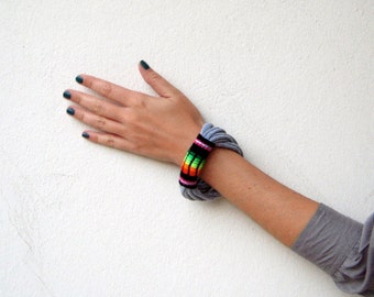boho wrap bracelet, fabric bracelets, peruvian textiles, girlfriend gifts, gift for men, peruvian bracelet, tribal bracelet, birdienumnum