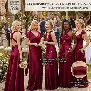 multiway bridesmaid dresses cheap Infinity Dress Multiway Bridesmaid Dress Made in USA