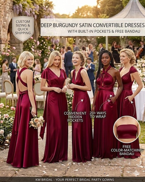 adjustable bridesmaid dresses Convertible Dress Stretchable Woven Dress Pleated Prom Dress Multiway Dress 20860-Blush Blush / US6 length gathered A Blush Infinity Dress Multiway Bridesmaid